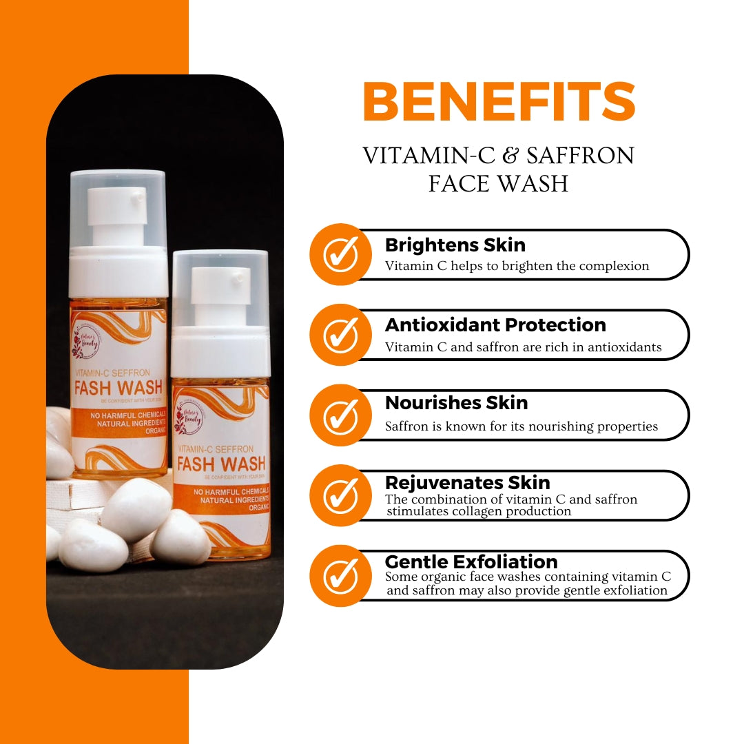 Vitamin-C & Saffron Face Wash - 50ml